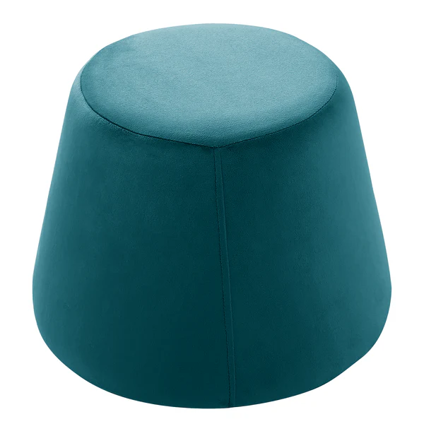 Polsterhocker Alak - Samt - Graublau - Image 6