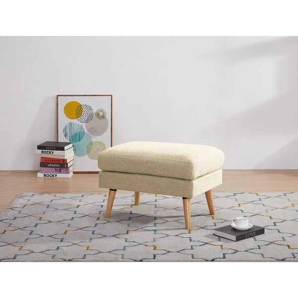 Polsterhocker Limeri - Filz Blix: Beige - Image 2