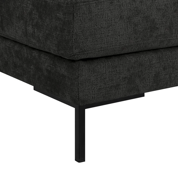 Polsterhocker Luton - Chenille Alita: Anthrazit - Image 4