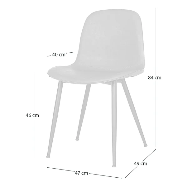 Polsterstuhl Capra 2er-Set - Dunkelolivgrün - Image 19