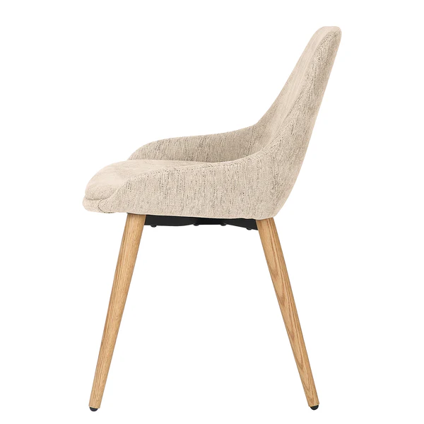 Polsterstuhl Lakins 2er-Set - Beige - Image 3