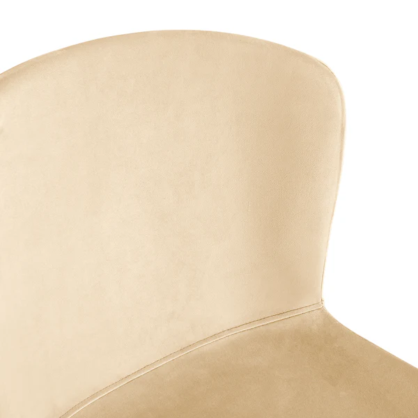 Polsterstuhl MOUZON 2er-Set - Samt Walli: Beige - Schwarz - Image 9