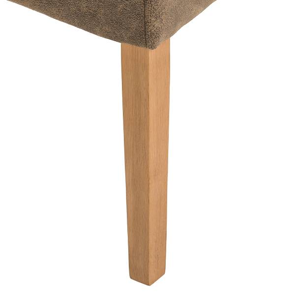 Polsterstuhl Nello III - Braun - Microfaser - Eiche - 47 x 108 x 64 cm - Image 11