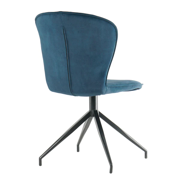Polsterstuhl Yves (2er-Set) - Meerblau - Image 11