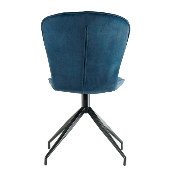 Polsterstuhl Yves (2er-Set) - Meerblau - Image 12