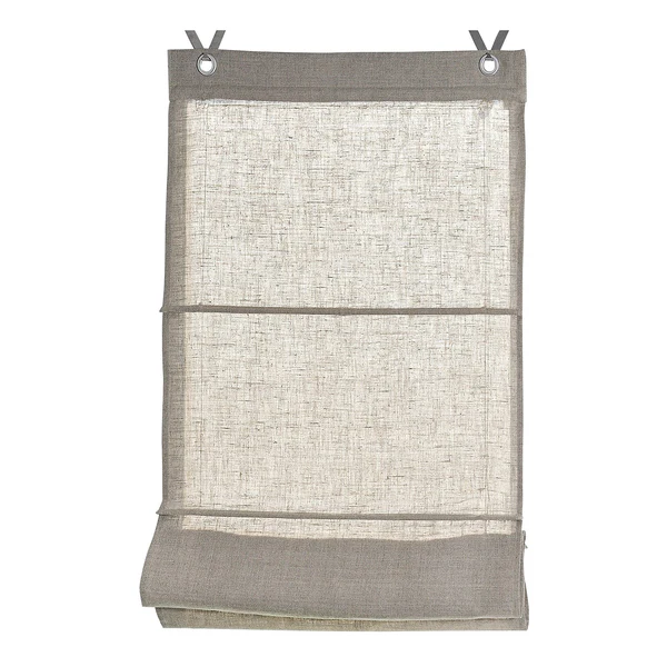 Raffrollo Metis I - Leinen - Beige - 60 x 140 cm