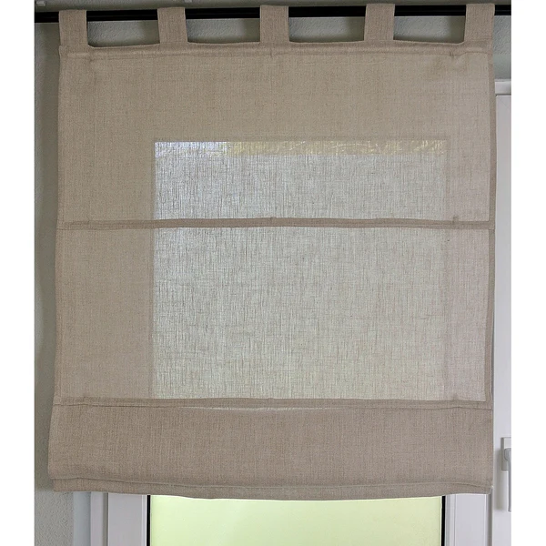 Raffrollo Metis II - Leinen - Beige - 100 x 140 cm - Image 2