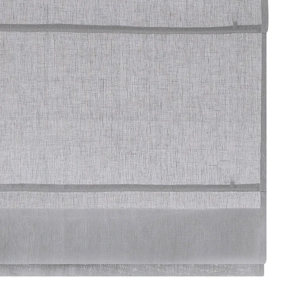 Raffrollo Metis II - Leinen - Grau - 100 x 140 cm - Image 6