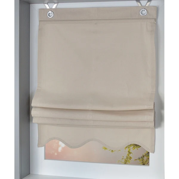 Raffrollo Olivia - Webstoff - Beige - 80 x 140 cm - Image 2