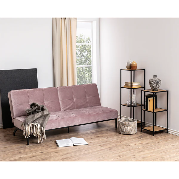 Regal Coogee IX - Wildeiche Dekor / Schwarz - Höhe: 120 cm - Image 2
