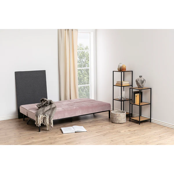 Regal Coogee IX - Wildeiche Dekor / Schwarz - Höhe: 120 cm - Image 3