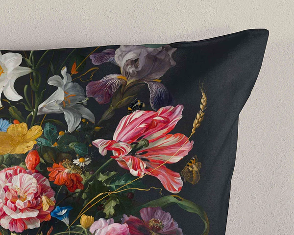 Renforce Bettwäsche Deja - Baumwolle - Schwarz / Grün - 240 x 200/220 cm + 2 Kissen 70 x 40 cm - Image 4
