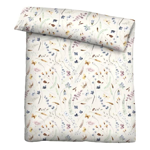 Renforcé Bettwäsche Frühling Weiß - Baumwolle - Beige - Image 3