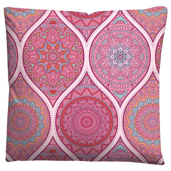 Renforcé Bettwäsche Ornament Typ B - Baumwolle - Rot - 155 x 220 cm + Kissen 80 x 80 cm - Image 4