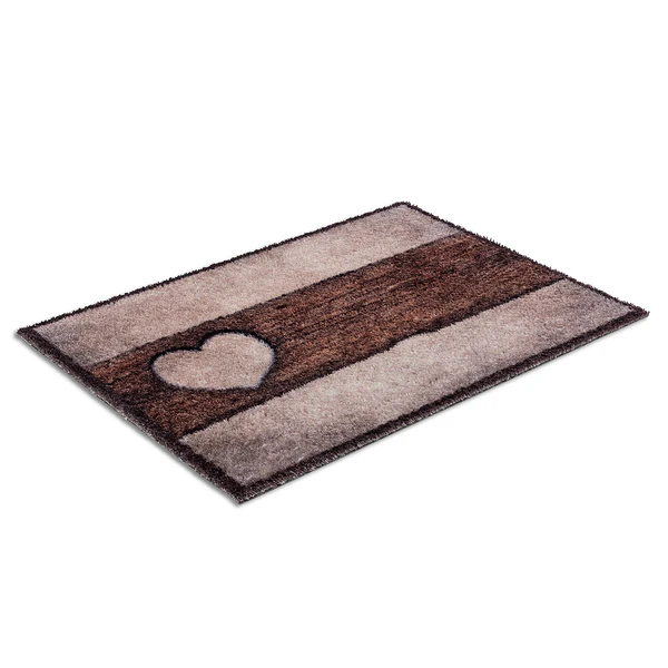 Sauberlaufmatte Pure&Soft Holz Herz - Kunstfaser - Sand - Image 2