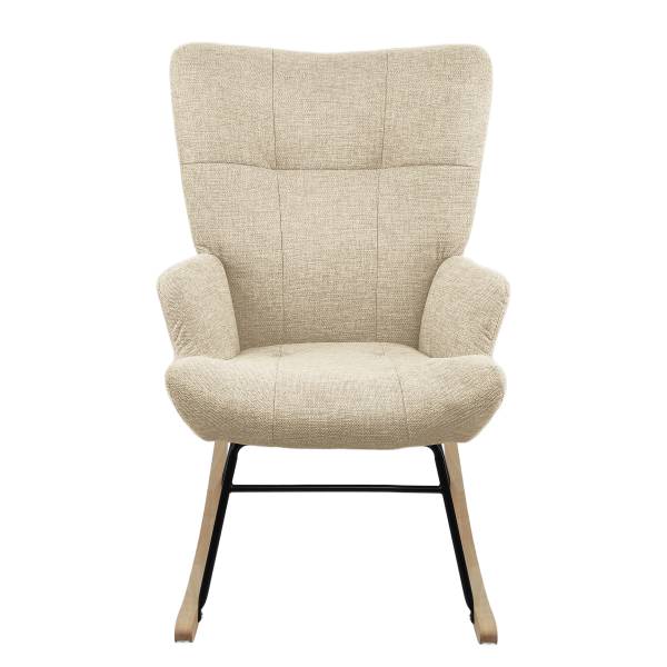 Schaukelsessel OURA - Webstoff Roge: Beige - Image 3