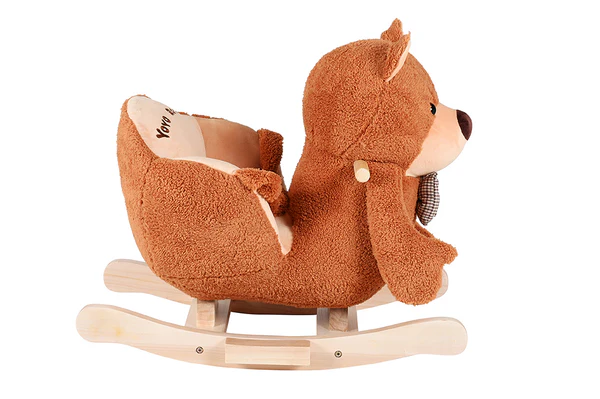 Schaukeltier Bär - Braun - Polyester - 61 x 34 x 50 cm - Image 10