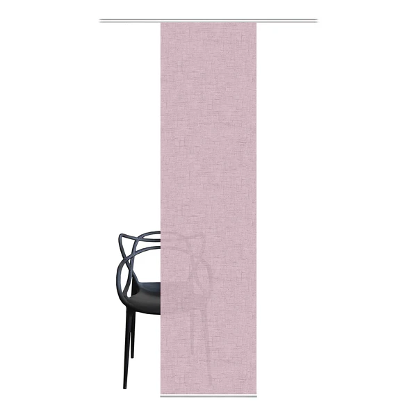 Schiebevorhang Pive - Webstoff - Rosé - 60 x 245 cm - 1er Set - Image 3