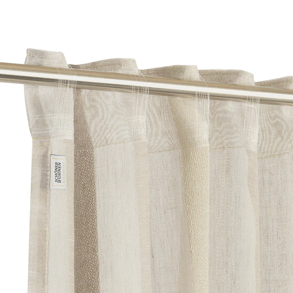 Schlaufenschal Linear - Polyester - Sand - 130 x 250 cm - Image 3