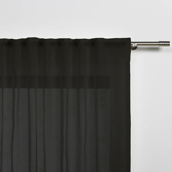 Schlaufenschal Pure - Polyester - Schwarz - 135 x 245 cm - Image 4