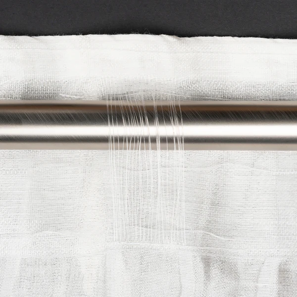 Schlaufenschal Stream - Polyester - Weiß - 135 x 245 cm - Image 9