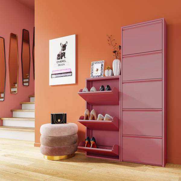 Schuhkipper Caruso - Metall - Rosa - Höhe: 104 cm - Image 2