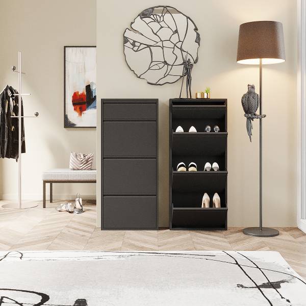 Schuhkipper Caruso - Metall - Schwarz - Höhe: 115 cm - Image 3
