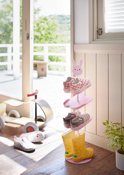 Schuhregal Kids - Stahl / Kunststoff - Rosa - Image 2