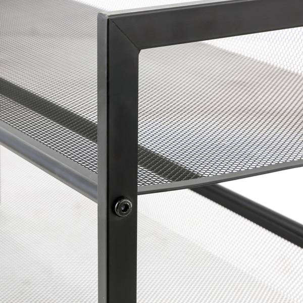 Schuhregal Tecnor - Metall - Schwarz - Höhe: 43 cm - Image 5