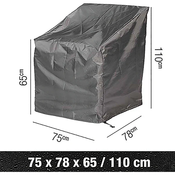 Schutzhülle für Loungesessel Ceiba II - Polyester - Anthrazit - Image 7