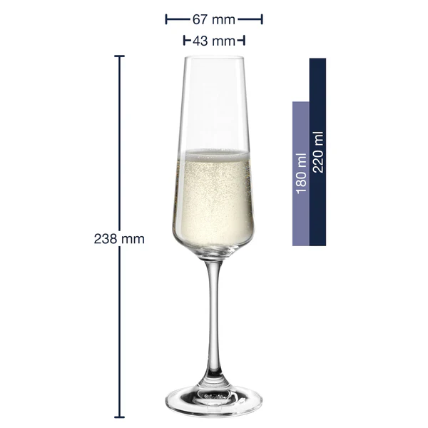 Sektglas Paladino 6er-Set - Kristallglas - Transparent - Image 7