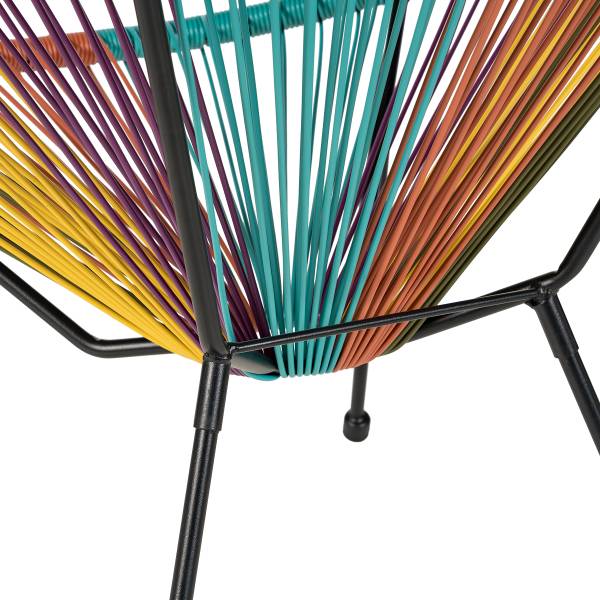 Sitzgruppe Copacabana 3-teilig - Stahl / Polyrattan - Multicolor - Image 12