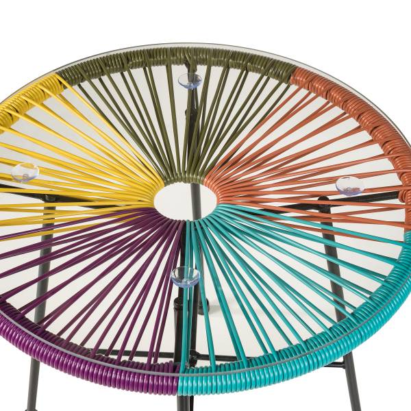 Sitzgruppe Copacabana 3-teilig - Stahl / Polyrattan - Multicolor - Image 15