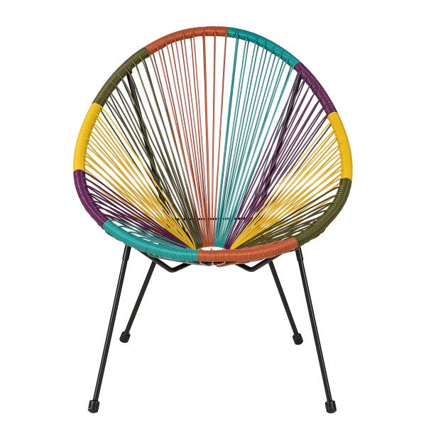 Sitzgruppe Copacabana 3-teilig - Stahl / Polyrattan - Multicolor - Image 4