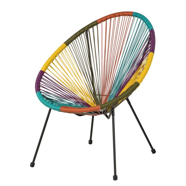 Sitzgruppe Copacabana 3-teilig - Stahl / Polyrattan - Multicolor - Image 5