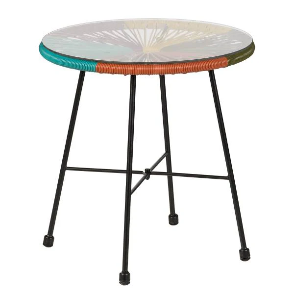 Sitzgruppe Copacabana 3-teilig - Stahl / Polyrattan - Multicolor - Image 9