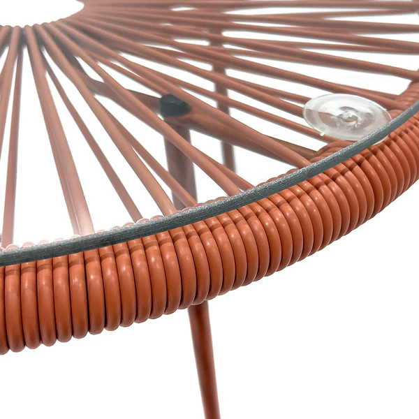 Sitzgruppe Copacabana 3-teilig - Stahl / Polyrattan - Terracotta - Image 11