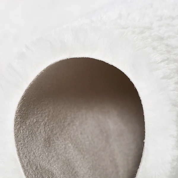 Sitzkissen Lambskin - Polyester - Weiß - Image 4