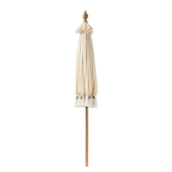 Sonnenschirm MACRAMÉ - Baumwolle / Mangoholz - Durchmesser: 180 cm - Image 3