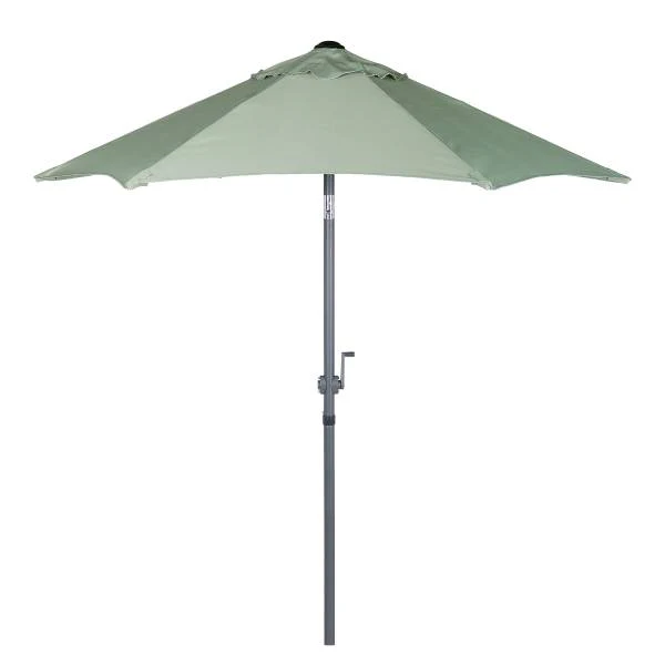 Sonnenschirm SIESTA - Polyester - Grün - Grün - Durchmesser: 180 cm