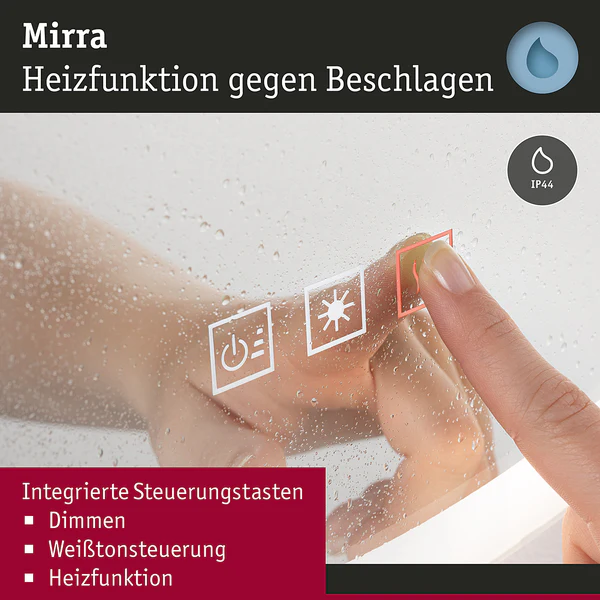 Spiegel Mirra beleuchtet Rund - Aluminium - Schwarz - Image 11