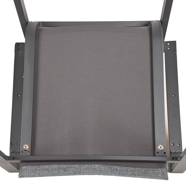 Stapelstuhl Davina (2er-Set) - Aluminium / Polyester - Grau / Schwarz - Image 10