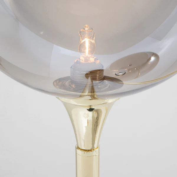 Stehleuchte Al Capone - Glas / Stahl - 3-flammig - Image 5