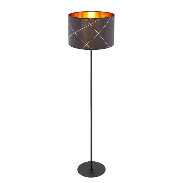 Stehleuchte Bemmo - Mischgewebe / Eisen - 1-flammig - Image 2