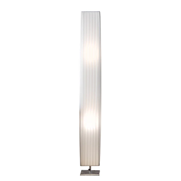 Stehleuchte Relva I - Polyester PVC / Edelstahl - 2-flammig