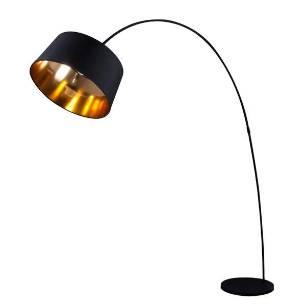 Stehleuchte Solaris - Webstoff / Metall - 1-flammig - Schwarz - Image 6