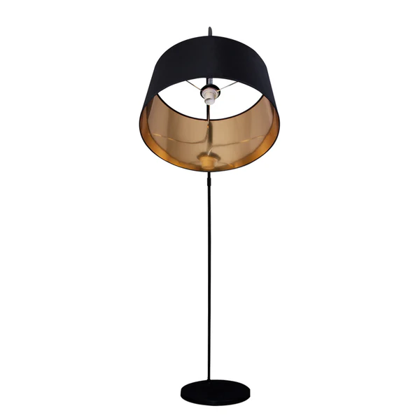 Stehleuchte Solaris - Webstoff / Metall - 1-flammig - Schwarz - Image 7