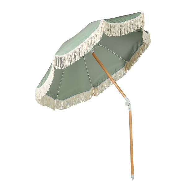Strandschirm BOHO LOUNGE - Buche/Polyester/Baumwollstoff -Grün - Grün - Image 5