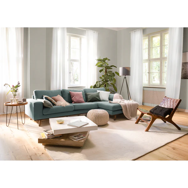 Stuhl BOURBOURG - Echtleder / Teak massiv - Braun / Teak - Image 3