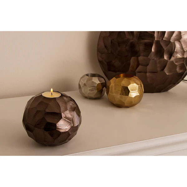 Teelichthalter Carrancas - Aluminium - Bronze - Image 2